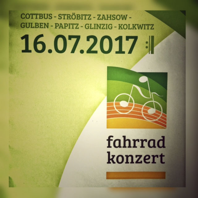 Klasse Event Fahrradkonzert Cottbus 2017